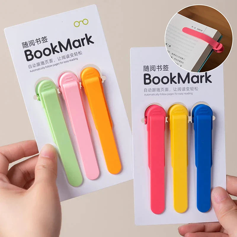 1/3/6pcs Smart Silicone Bookmarks – Spare Parts & Accessories for Book Lovers