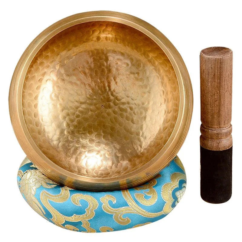 1 Pc Tibetan Singing Bowl – Large Handmade Brass Sound Bowl (13/15/17/20cm Options)