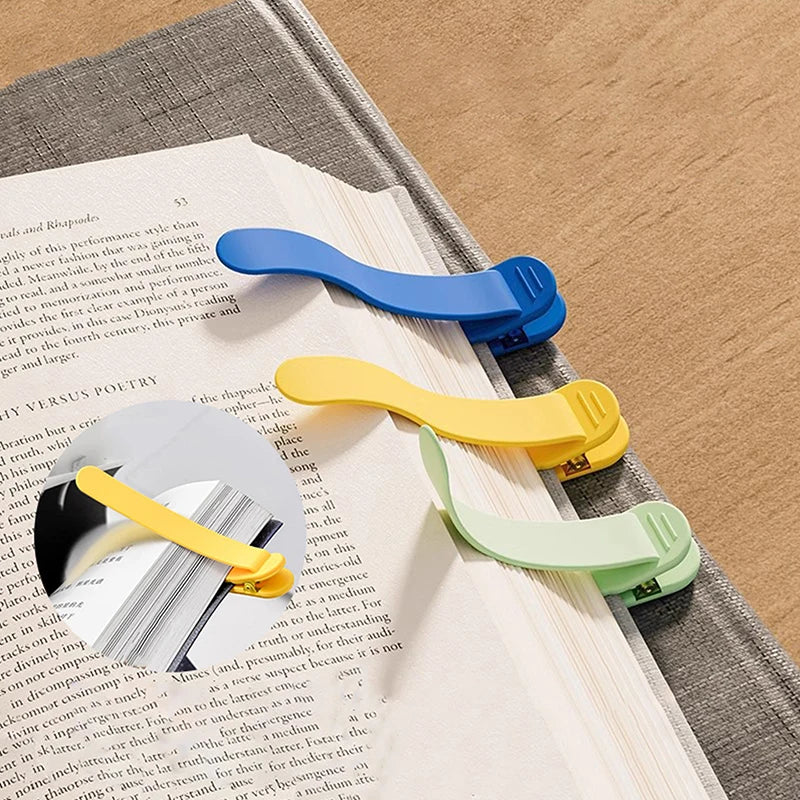 1/3/6pcs Smart Silicone Bookmarks – Spare Parts & Accessories for Book Lovers