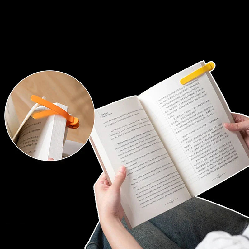 1/3/6pcs Smart Silicone Bookmarks – Spare Parts & Accessories for Book Lovers
